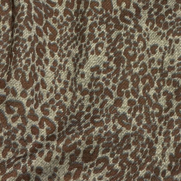 Tommy Hilfiger Gray and Brown Animal print Open Front Blazer jacket | Women Size - Picture 13 of 13